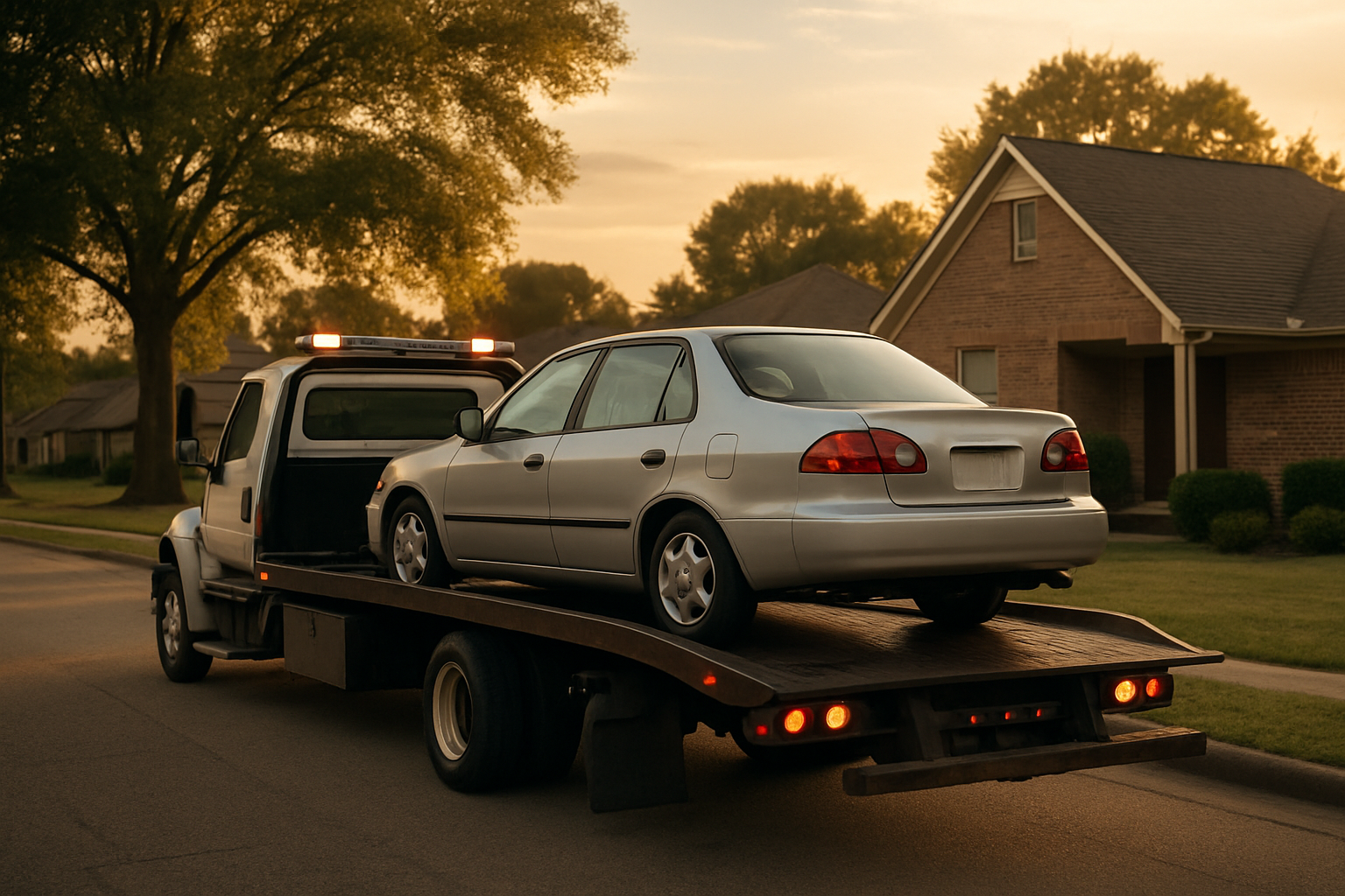 Vehicle donation moment in Memphis